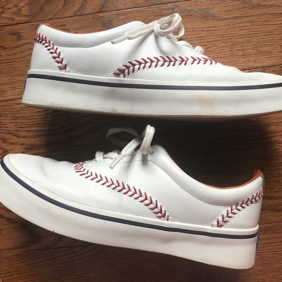 Keds Shoes - 1992 Vintage baseball leather Keds sneakers